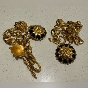 💯 Authentic 80s FENDI charm bracelet and necklace